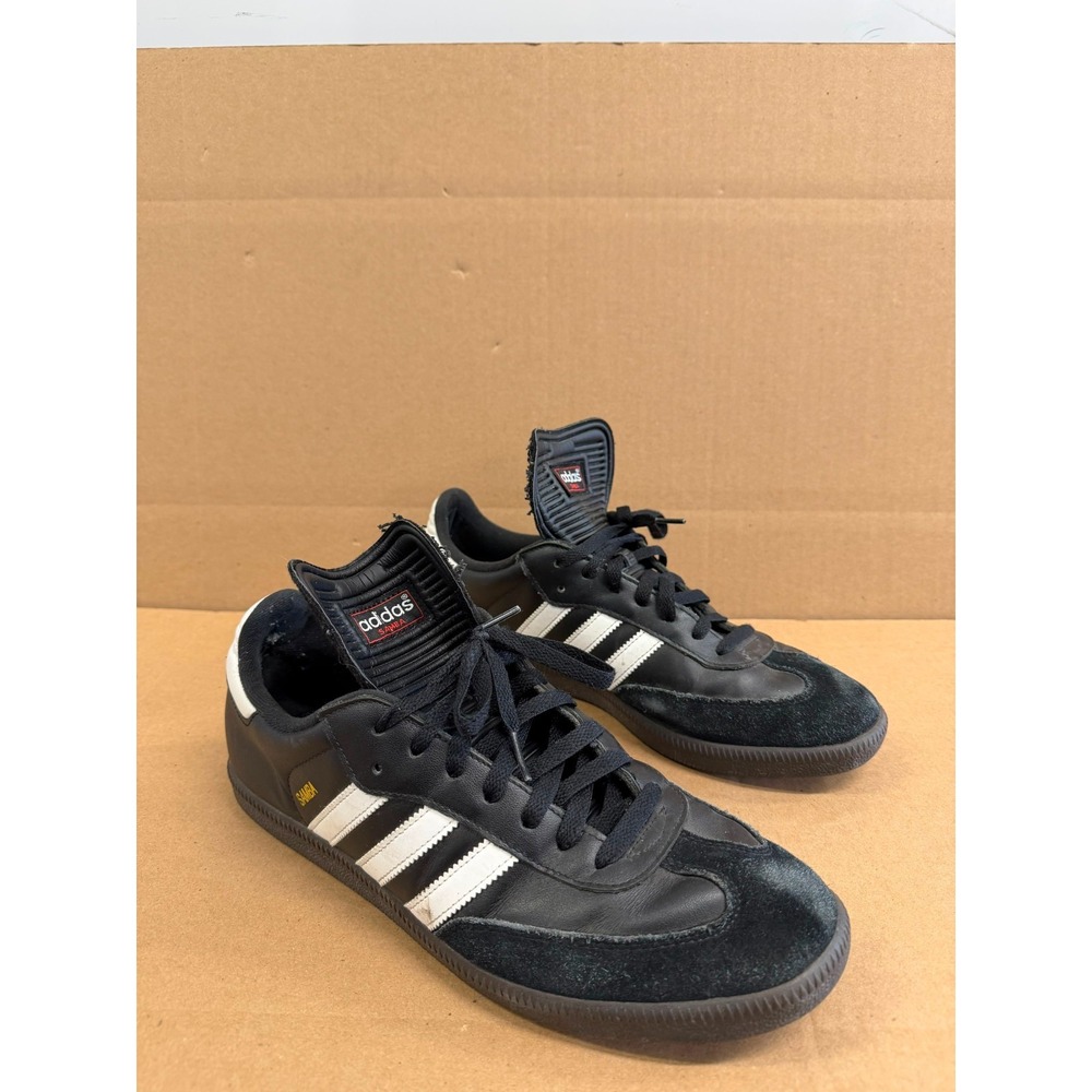 Adidas Samba Classic Sneakers Black White Dark Gum 034563 Mens Size 11 US